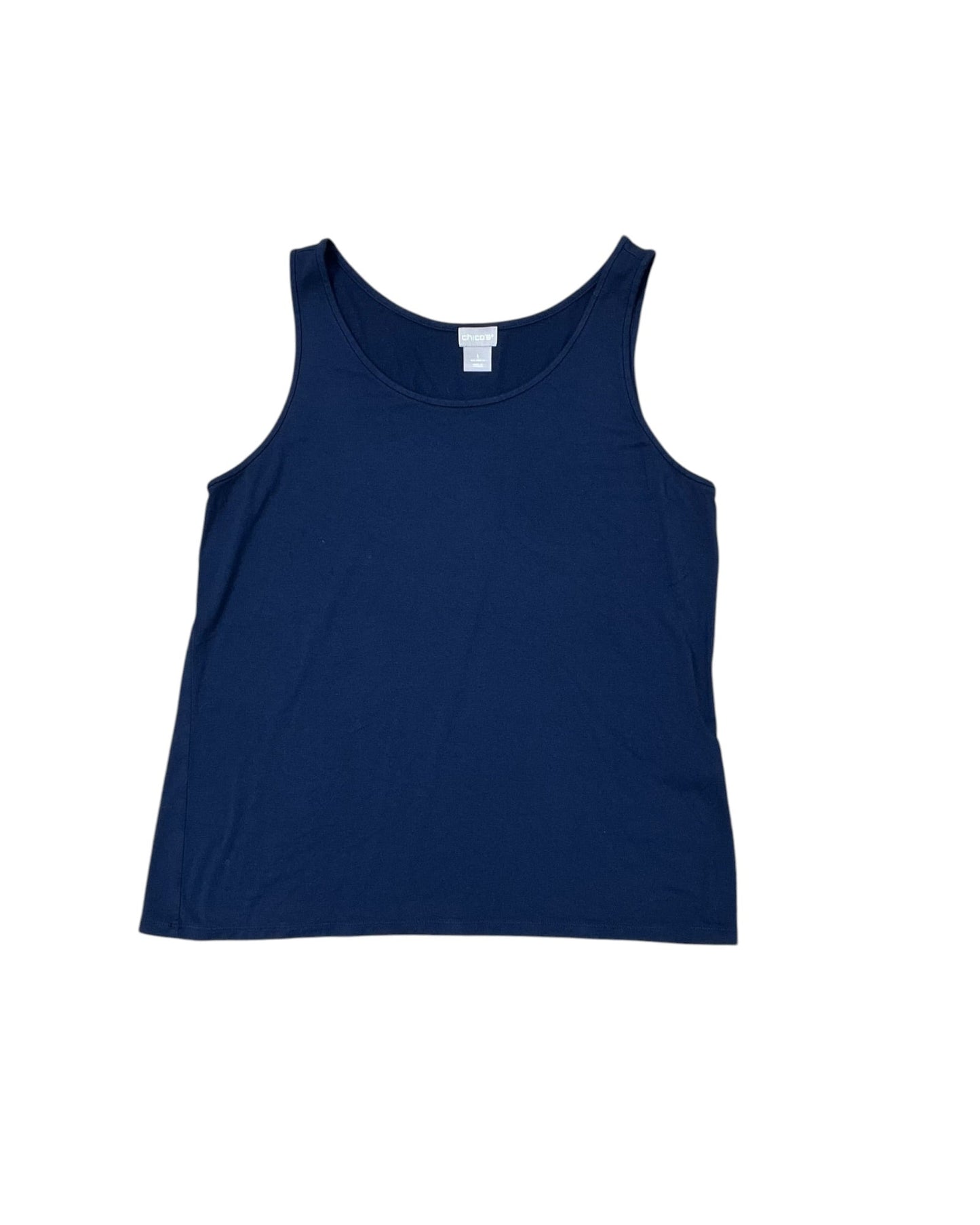 Tank Top By Chicos In Blue, Size:M