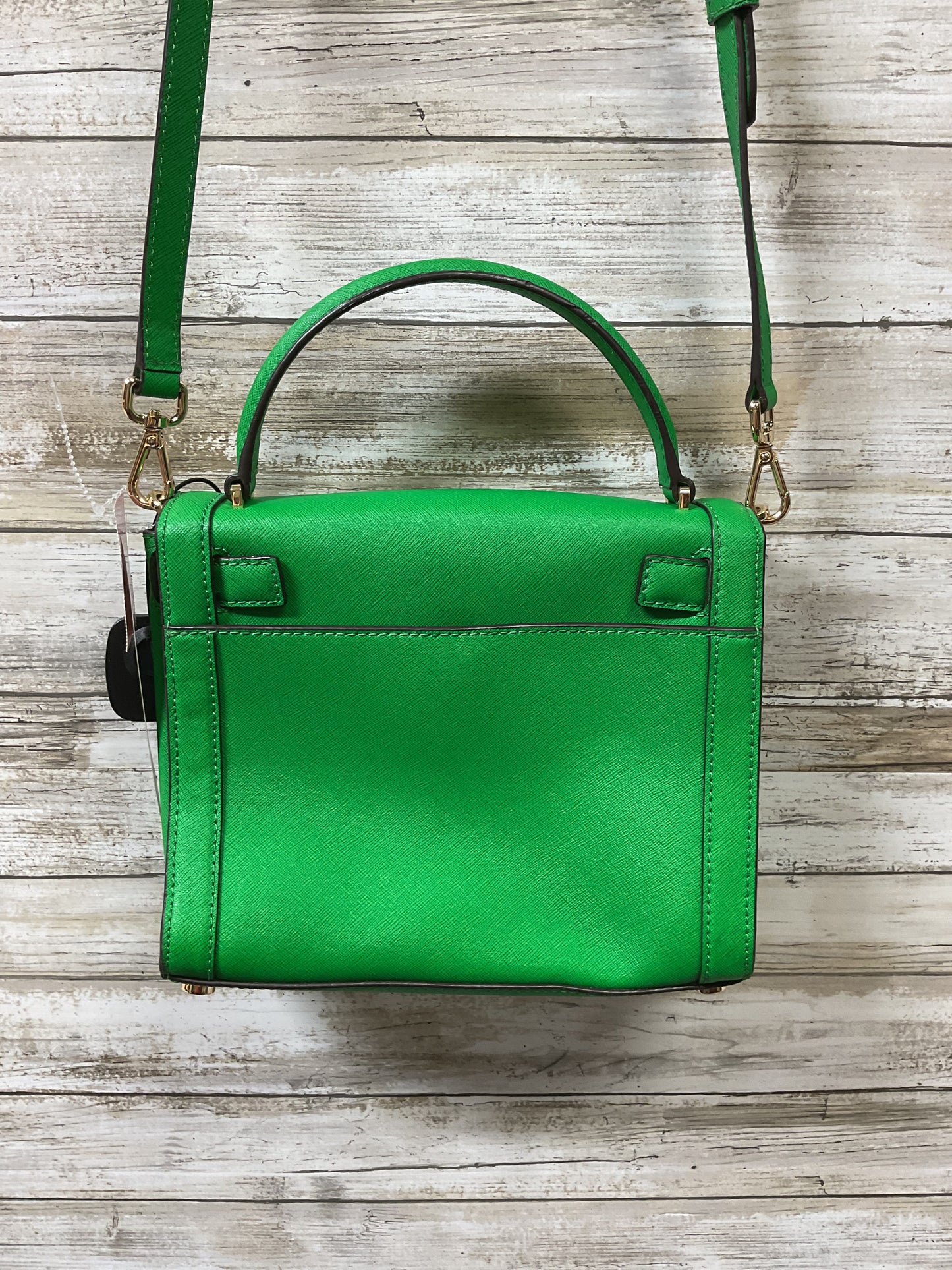 Handbag Designer By Michael Kors In Green, Size:Medium