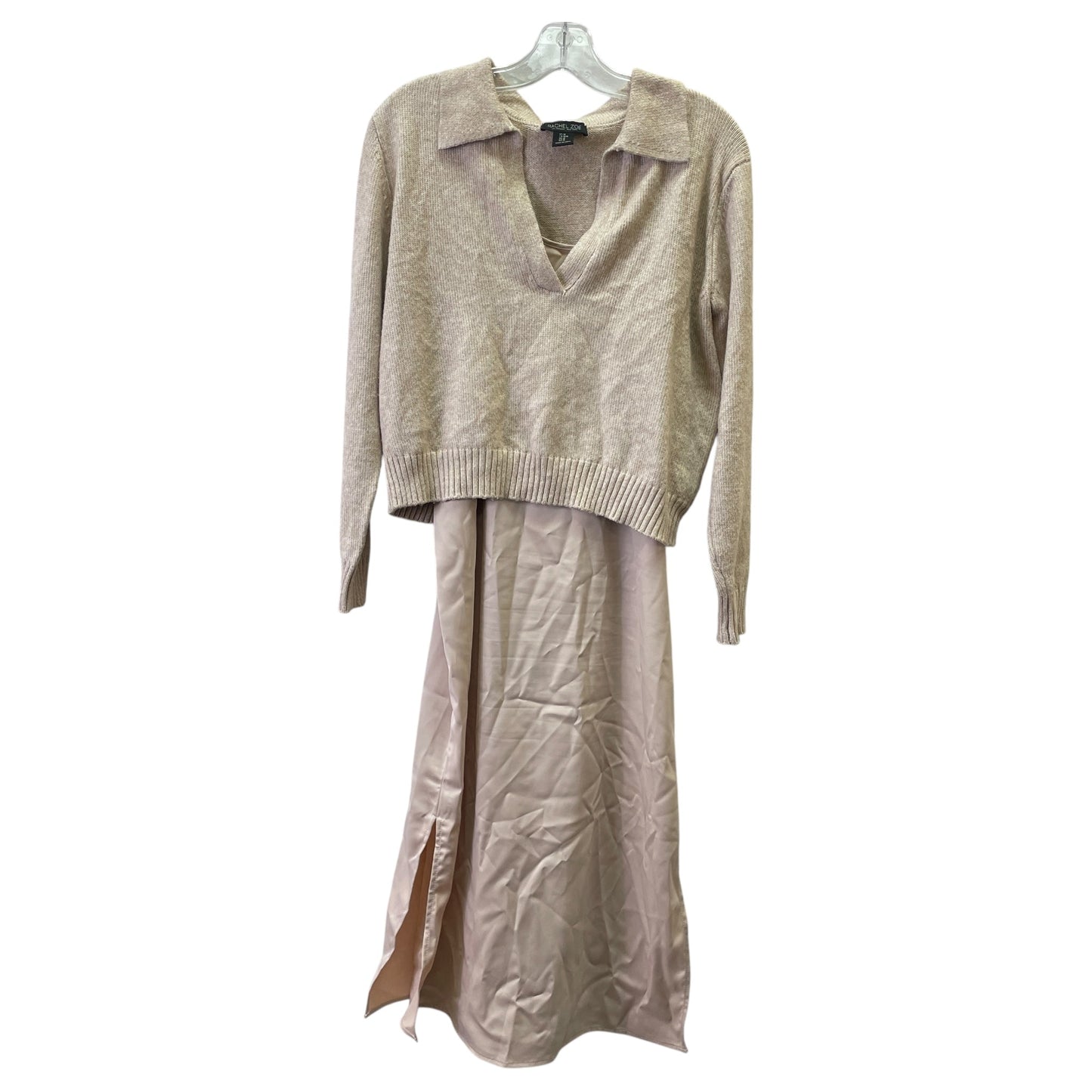 Dress Set 2Pc By Rachel Zoe In Tan, Size:M