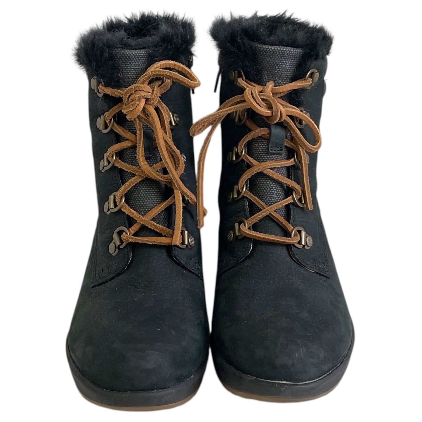 Boots Knee Heels By Cme In Black, Size:7.5