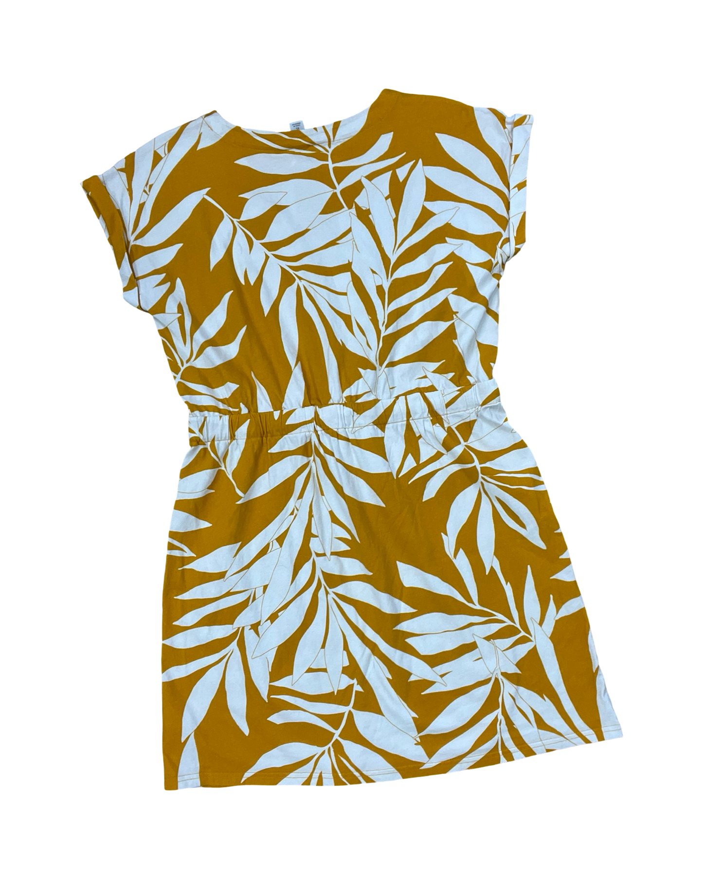 Dress Casual Maxi By Liz Claiborne In White & Yellow, Size:Xl