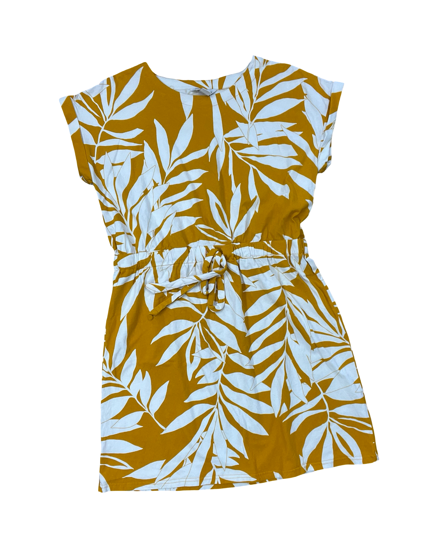 Dress Casual Maxi By Liz Claiborne In White & Yellow, Size:Xl