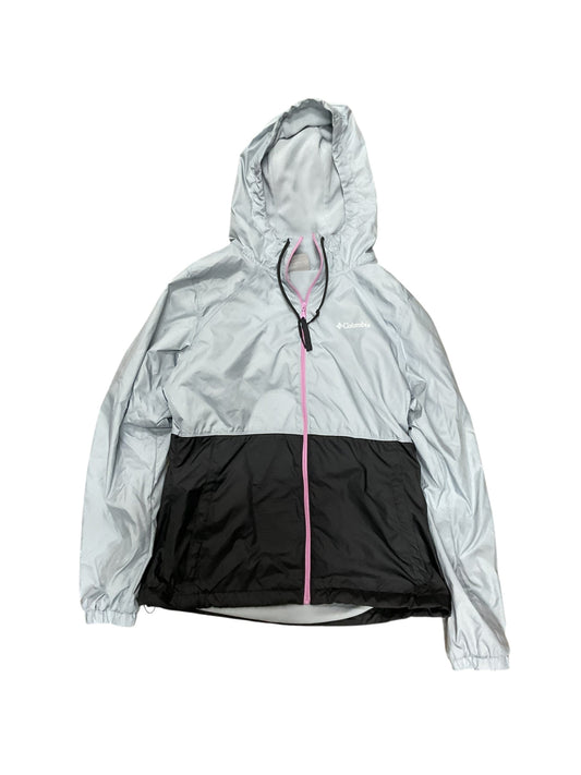 Jacket Windbreaker By Columbia In Grey, Size:S