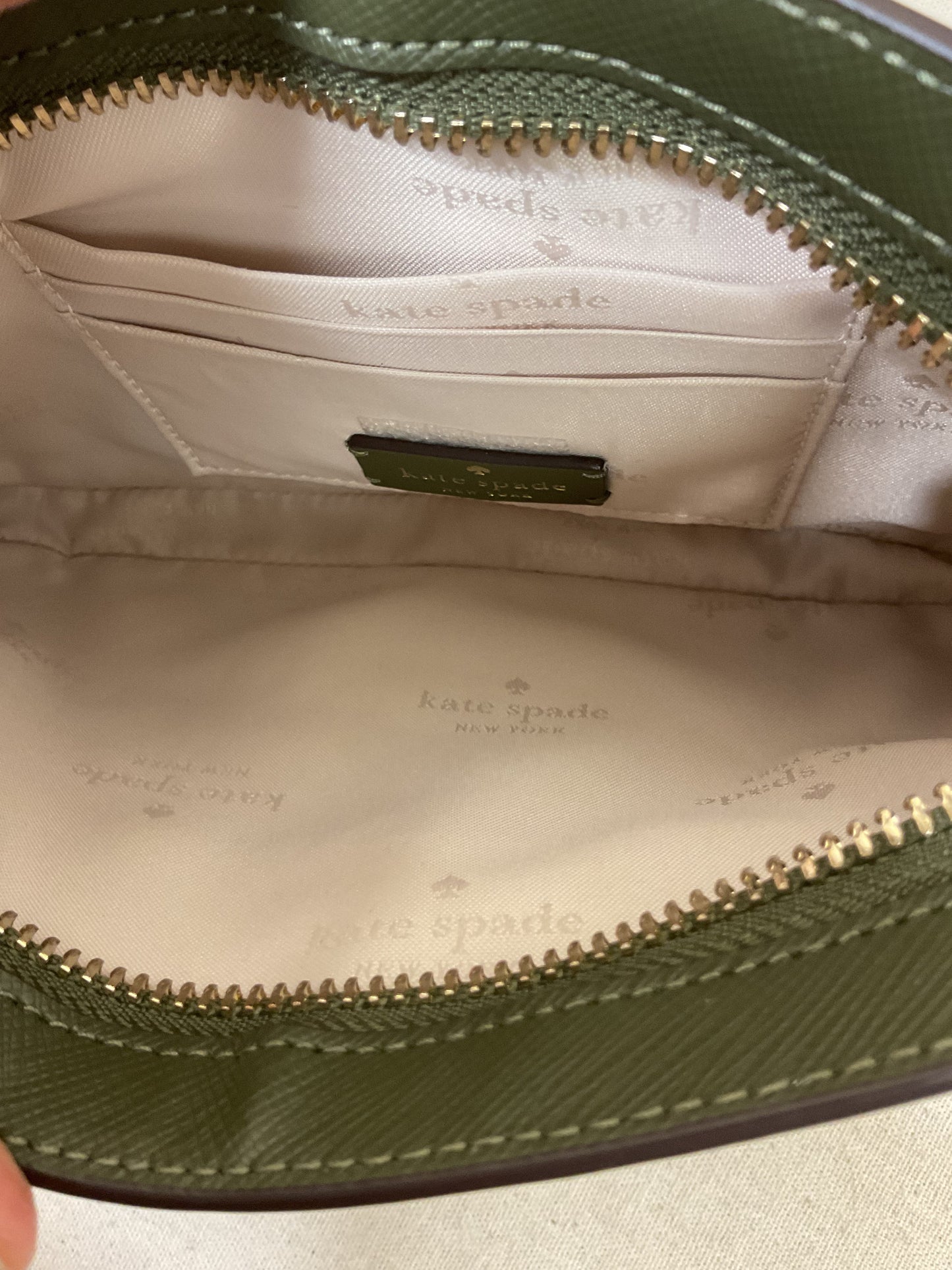 Handbag Designer By Kate Spade In Green, Size:Small