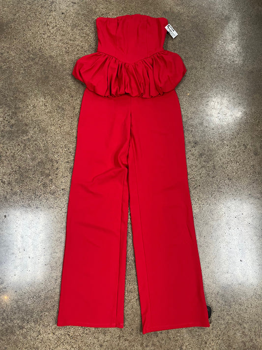 Jumpsuit By Fashion Nova In Red, Size:Xs