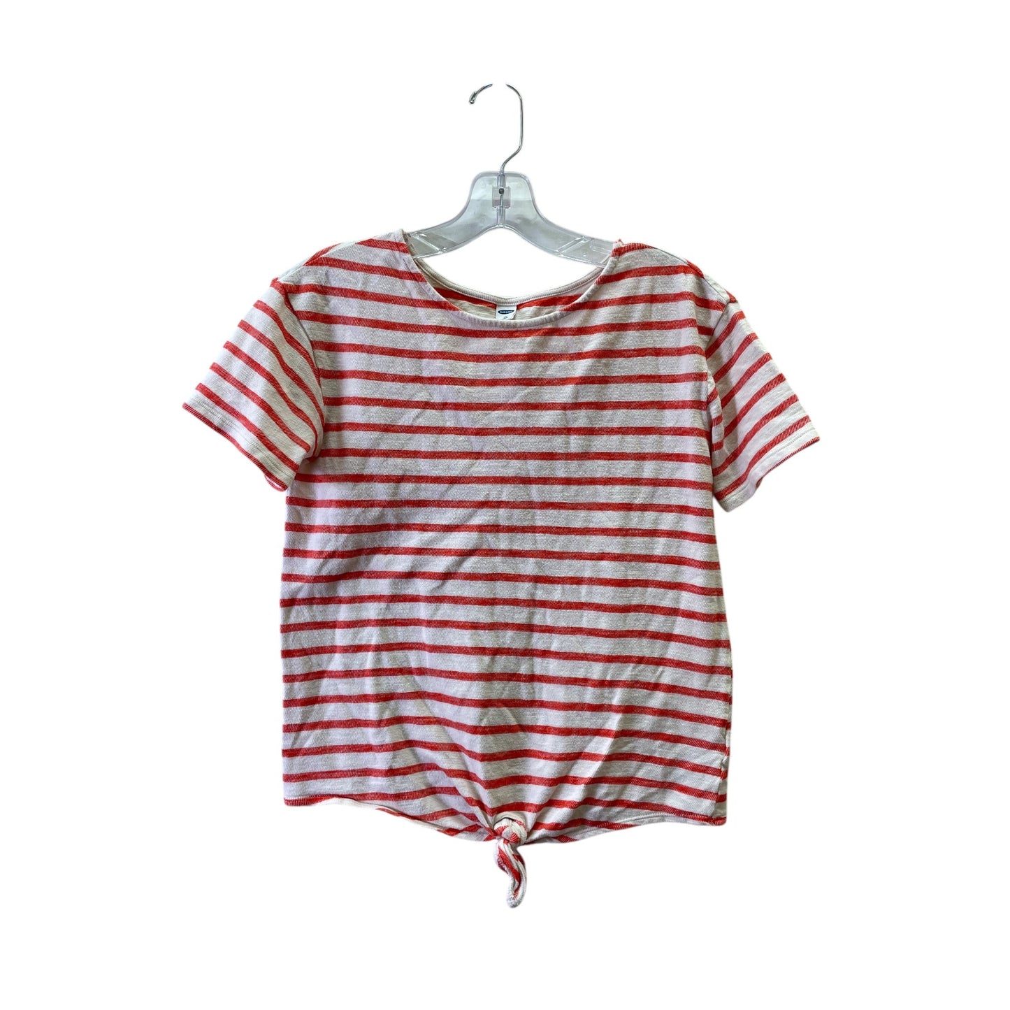 Top Ss Basic By Old Navy In Red & White, Size:Xs