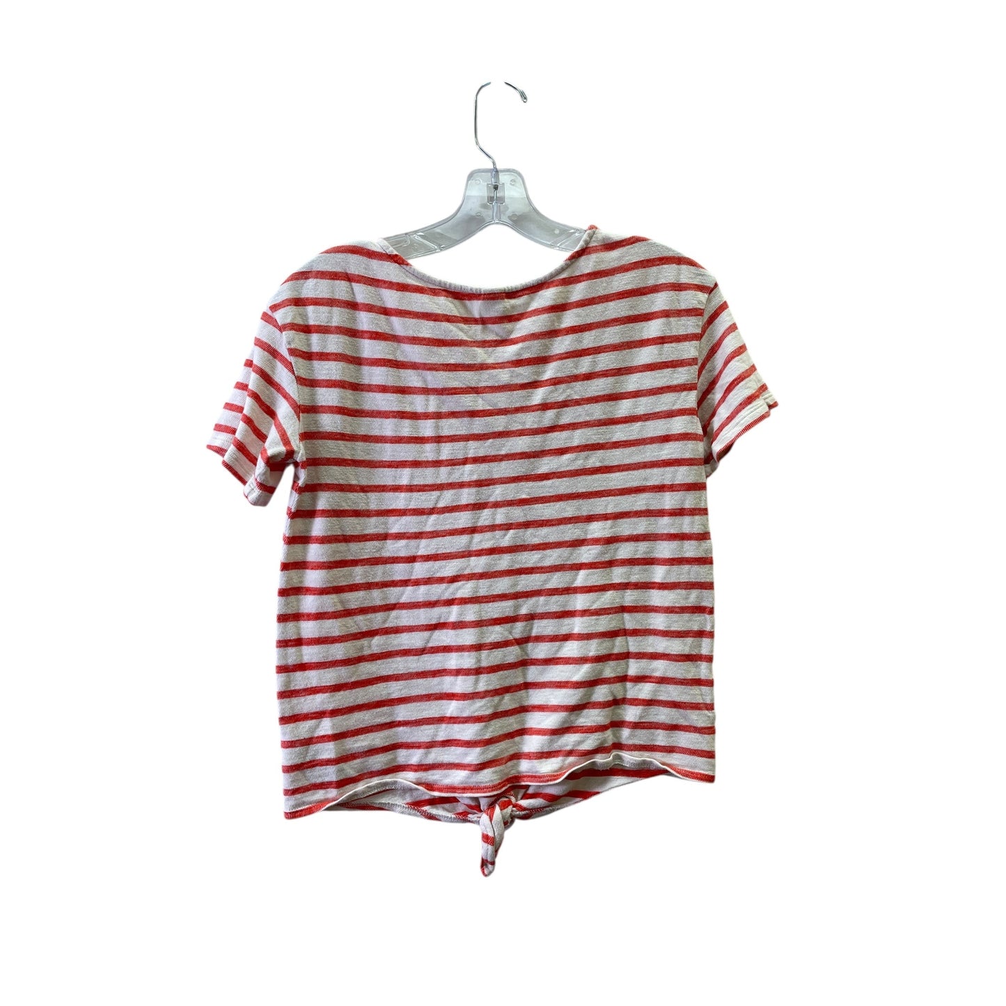 Top Ss Basic By Old Navy In Red & White, Size:Xs