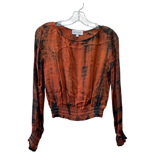 Top Ls By Bella Dahl In Orange, Size:Xs