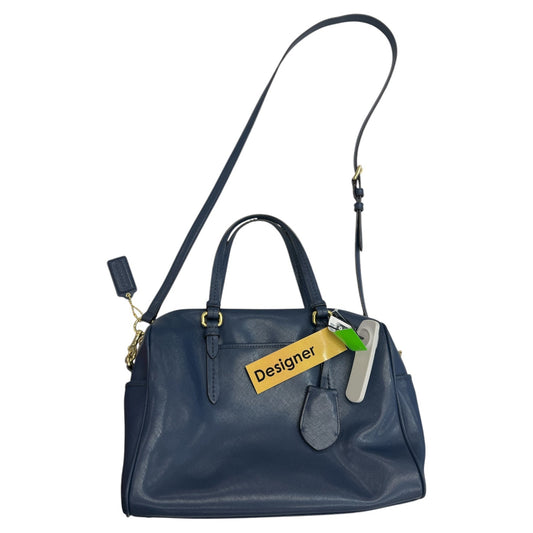 Handbag Designer By Coach In Navy, Size:Medium