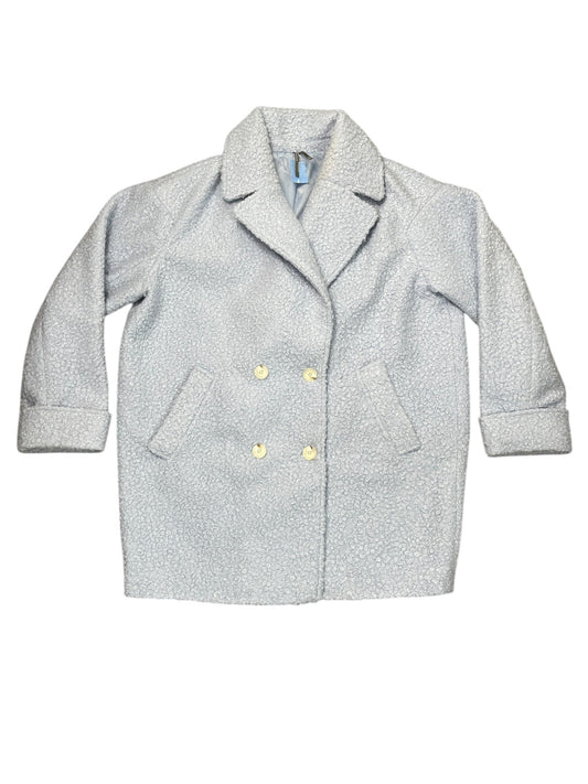 Coat Peacoat By Anthropologie In Blue, Size:Xl