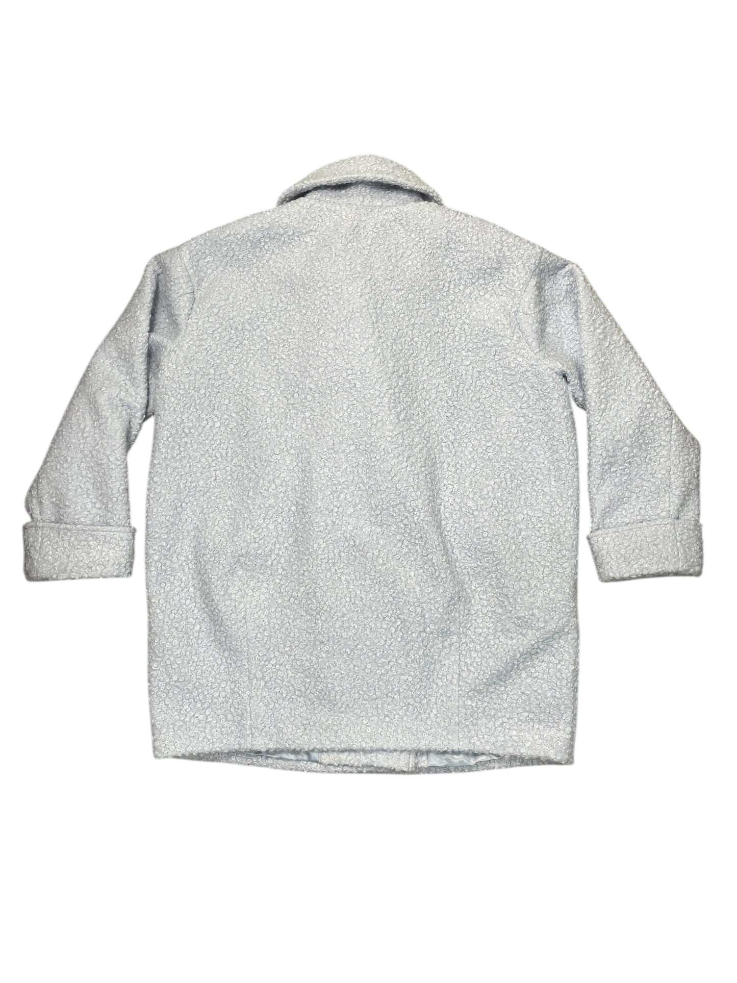 Coat Peacoat By Anthropologie In Blue, Size:Xl