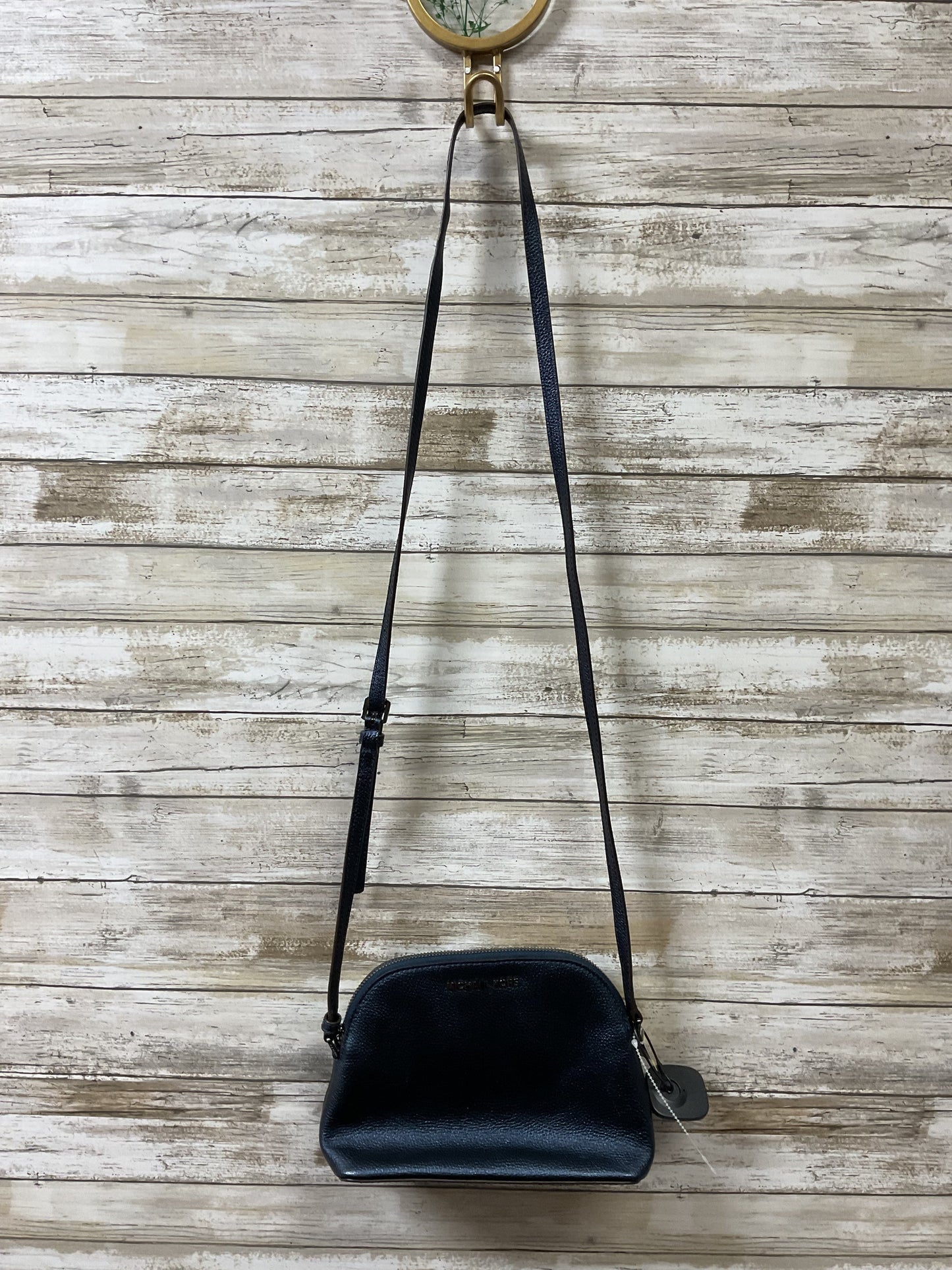 Crossbody Designer By Michael Kors In Navy, Size:Small