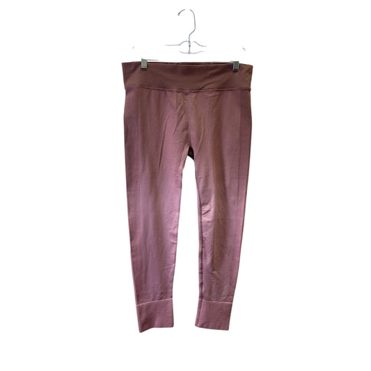 Athletic Leggings By Harmony Balance In Maroon, Size:Xl