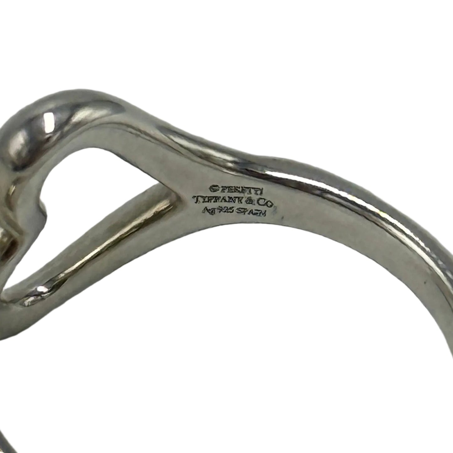 Tiffany & Company Elsa Peretti Open Heart Luxury Ring, Size: 6.5