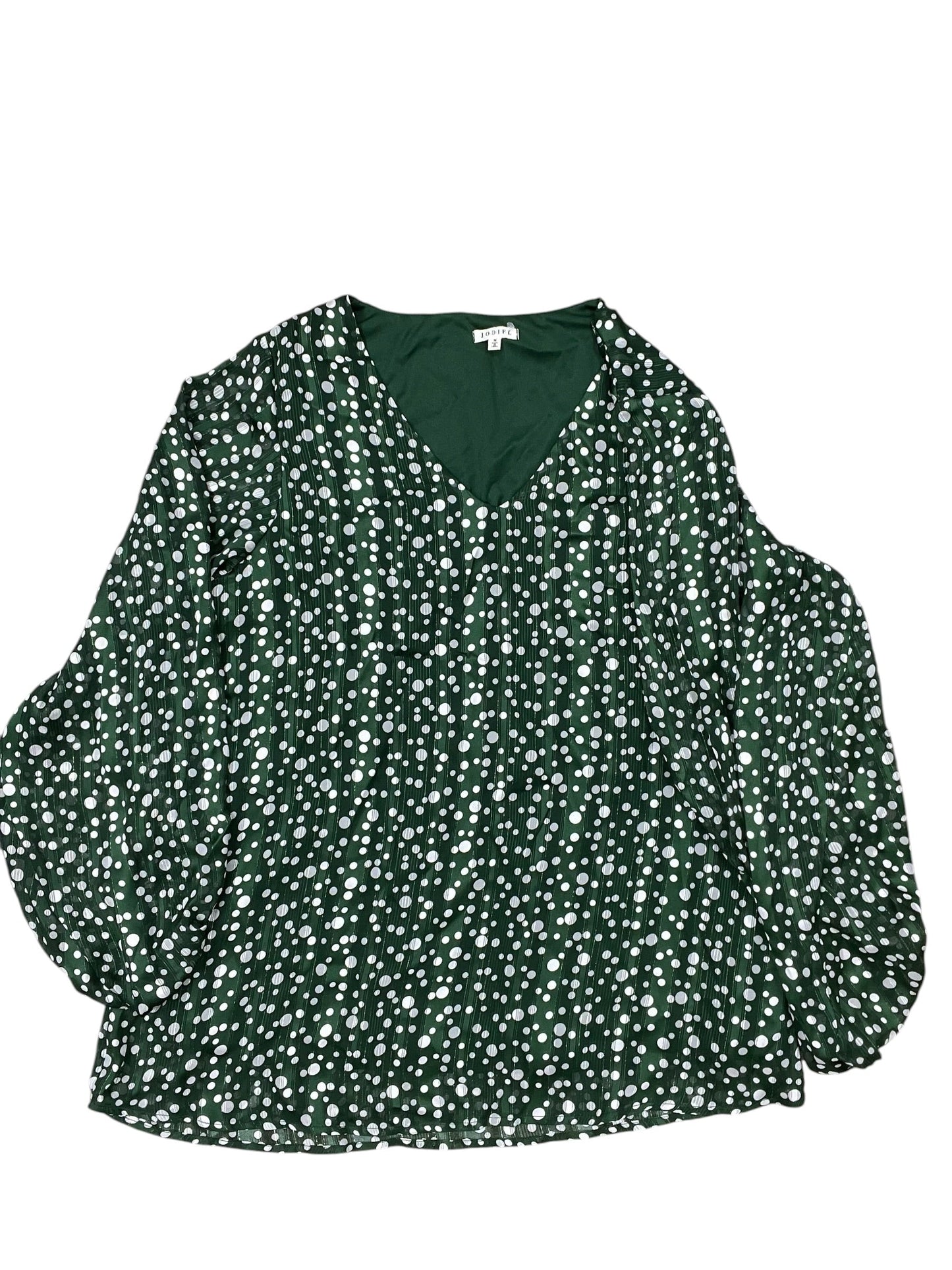 Top Ls By Jodifl In Green, Size:M