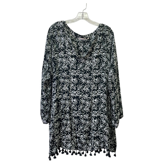 Top Ls By Soft Surroundings In Black & White, Size:1X