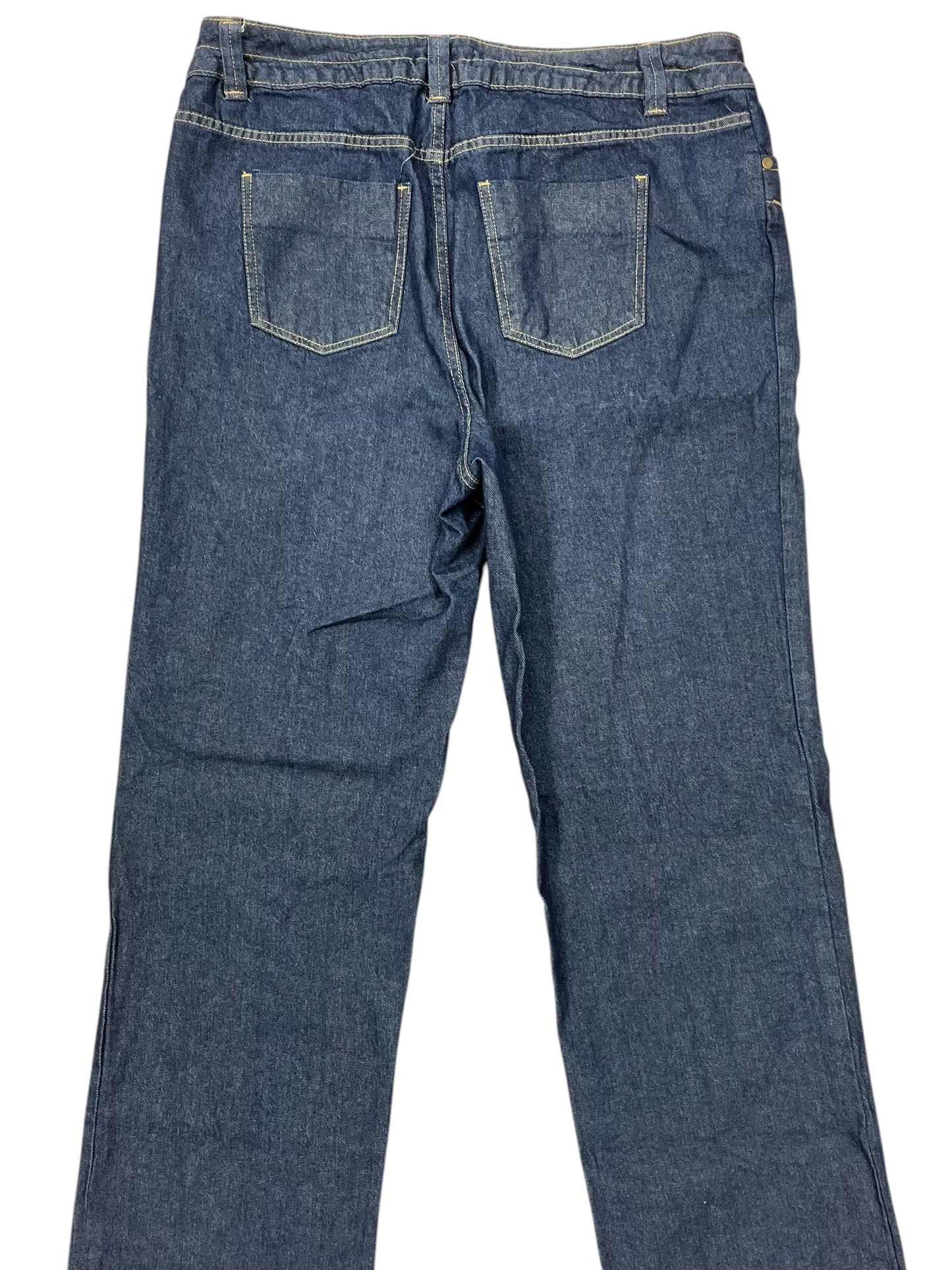 Jeans Straight By Woman Within In Blue Denim, Size:16L