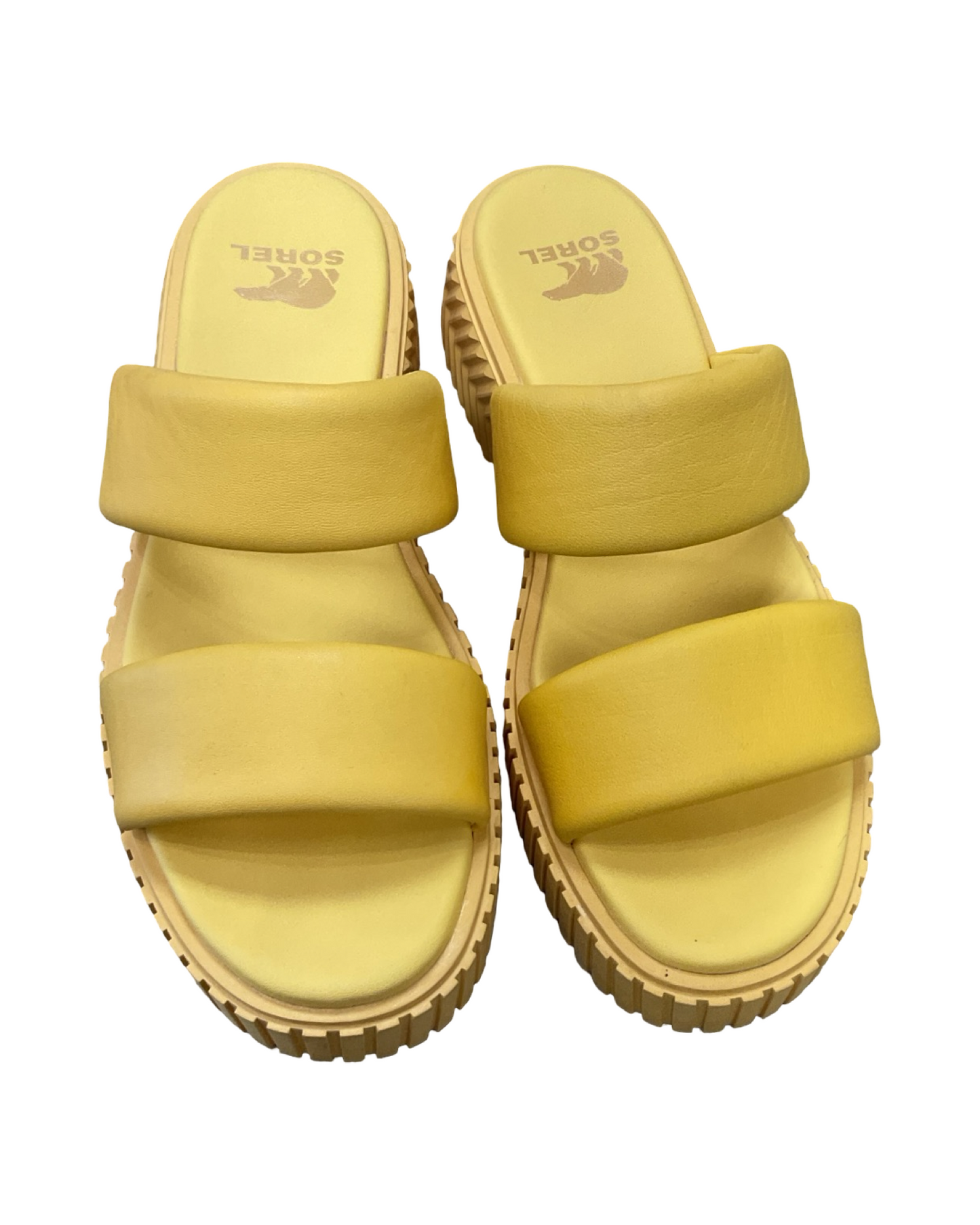 Sandals Sport By Sorel In Yellow, Size:7