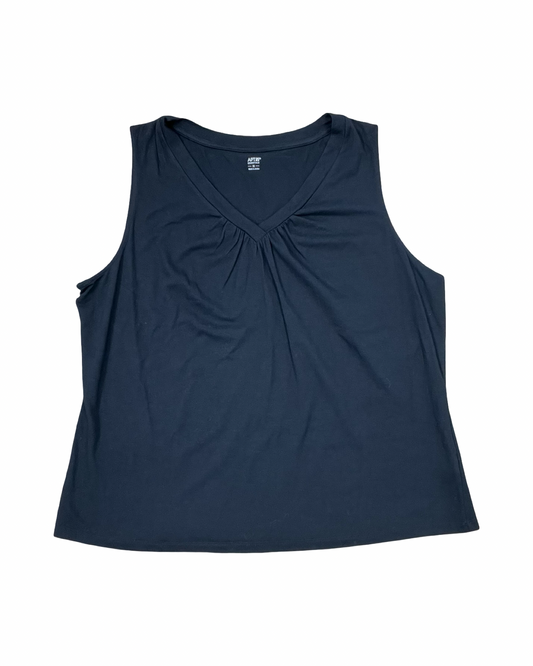 Top Sleeveless By Apt 9 In Black, Size:1X