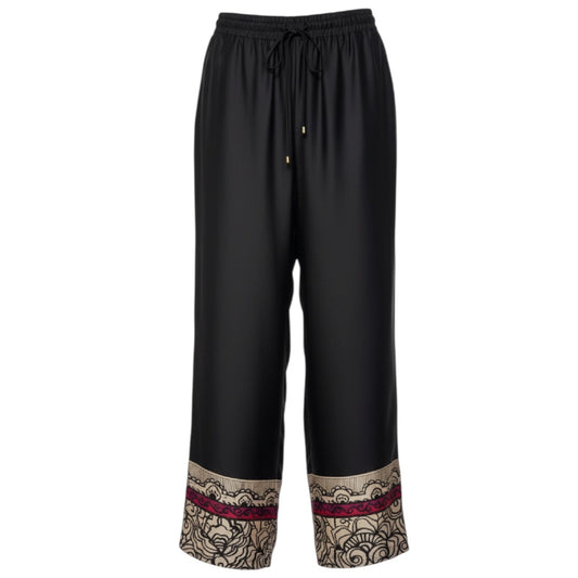 Obsidian Pants By Trina Turk In Black Multi-colored, Size: XS