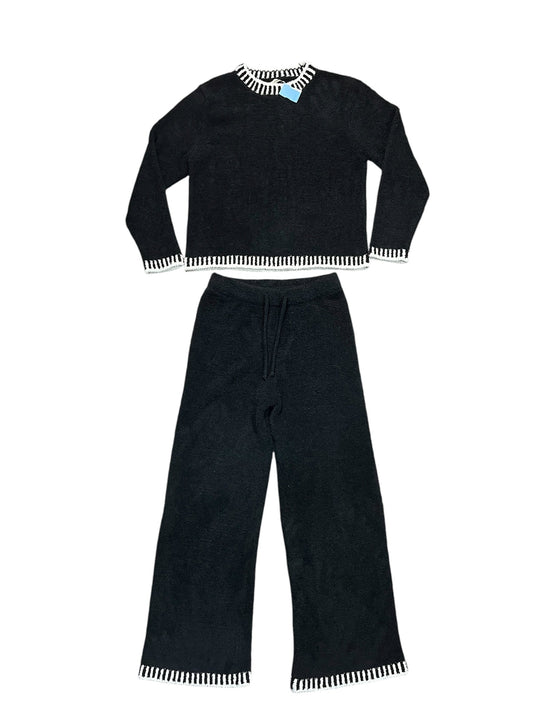 Pants Set 2Pc By Clothes Mentor In Black, Size:M