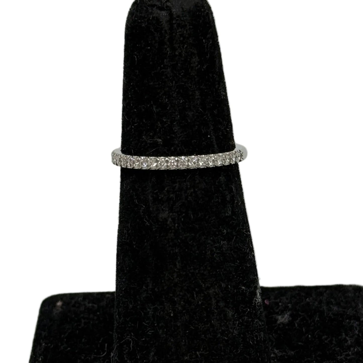 Tiffany & Company Soleste Half Eternity Diamond Luxury Ring, Size: 6
