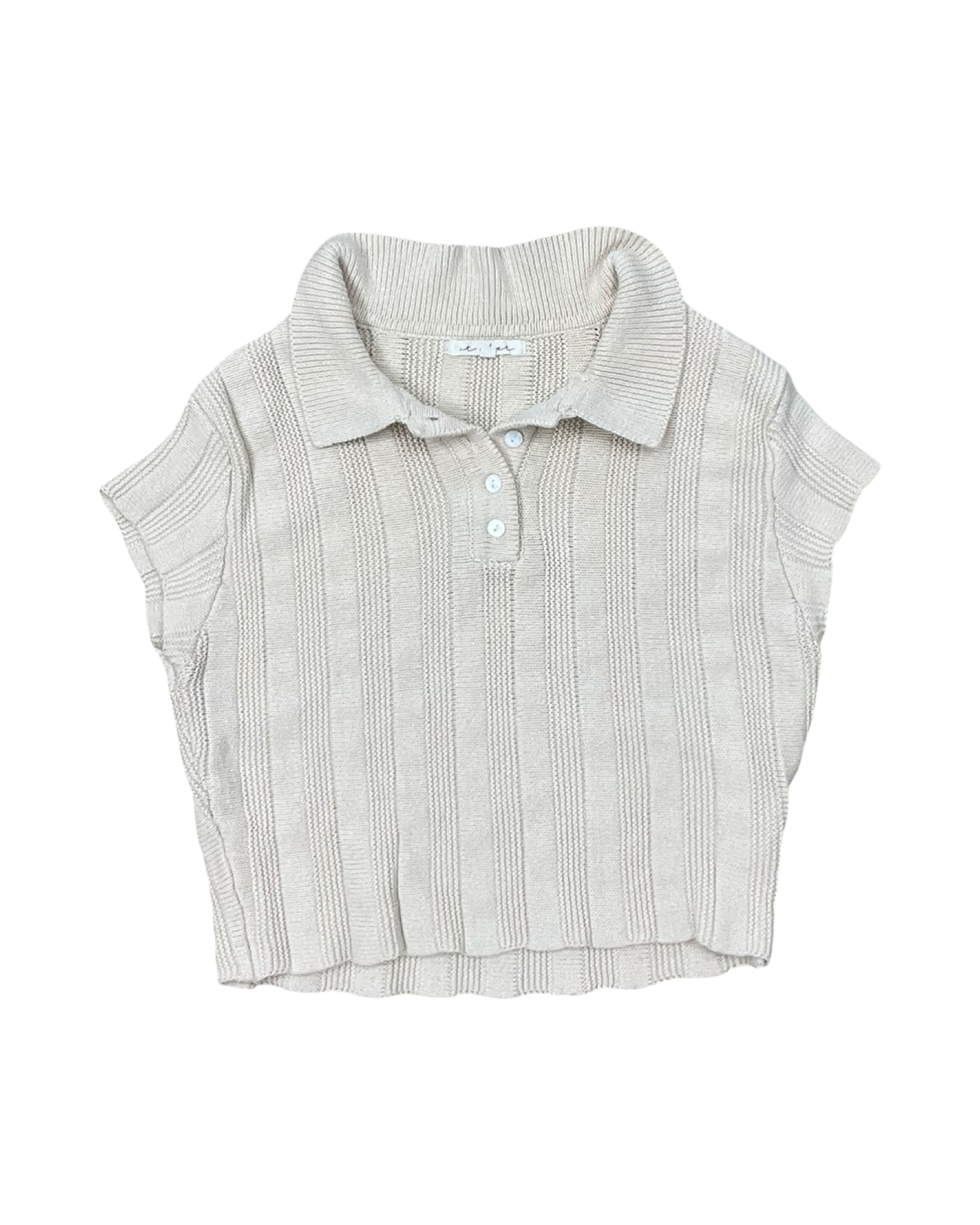 Top Ss By Clothes Mentor In Cream, Size:M