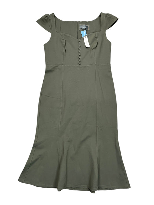 Dress Party Midi By Anthropologie In Green, Size:Xl