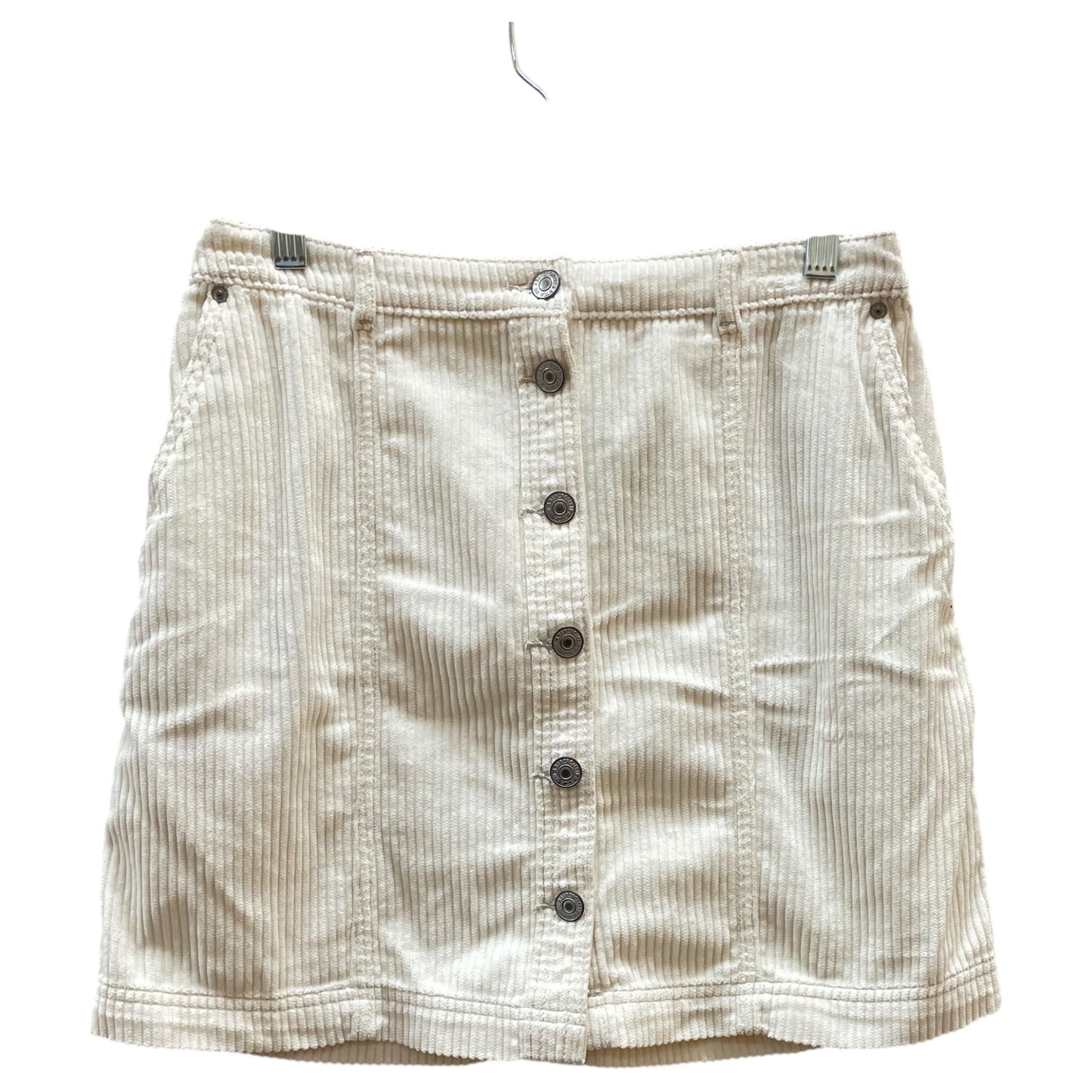 Skirt Mini & Short By Abercrombie And Fitch In Cream, Size:6