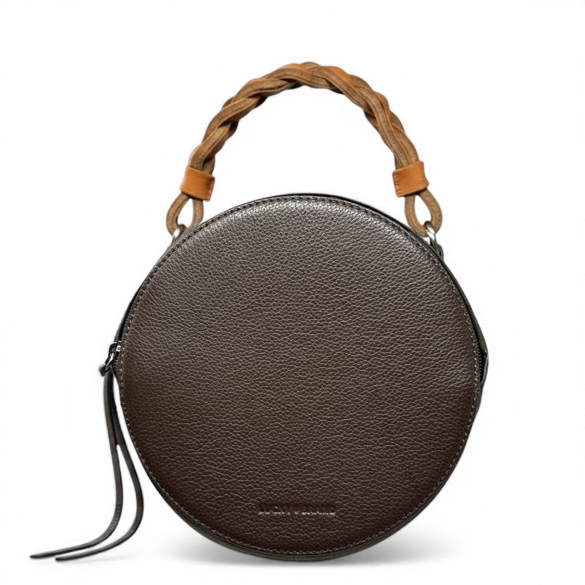 Phei Circle Leather Crossbody Bag By Lucky Brand, Size: Small