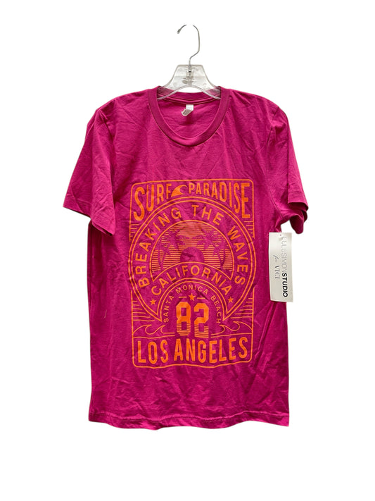 Top Ss Basic By Lulusimon Studio For Vici In Orange & Pink, Size:M