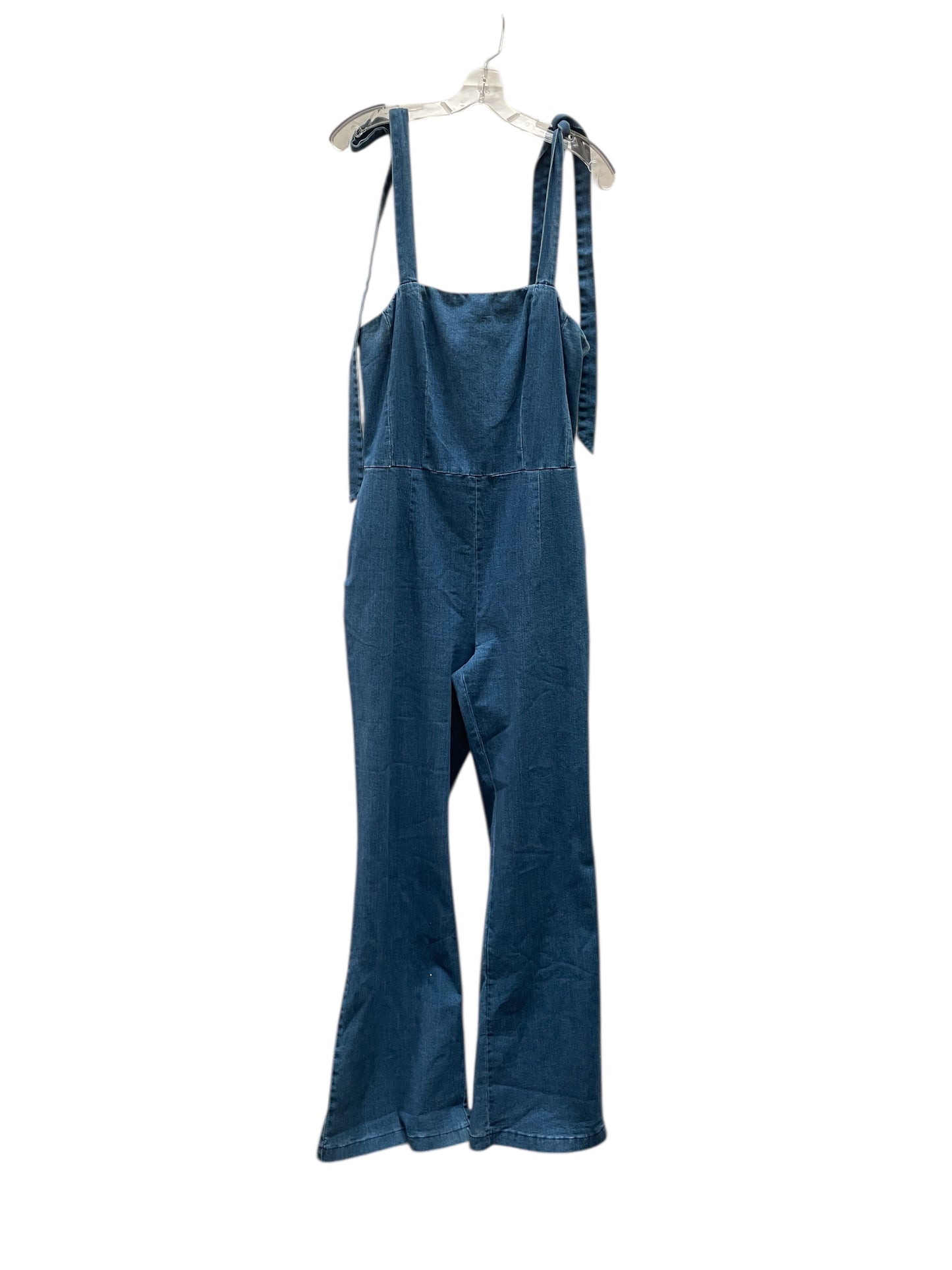 Jumpsuit By Gracia In Blue Denim, Size:Xl
