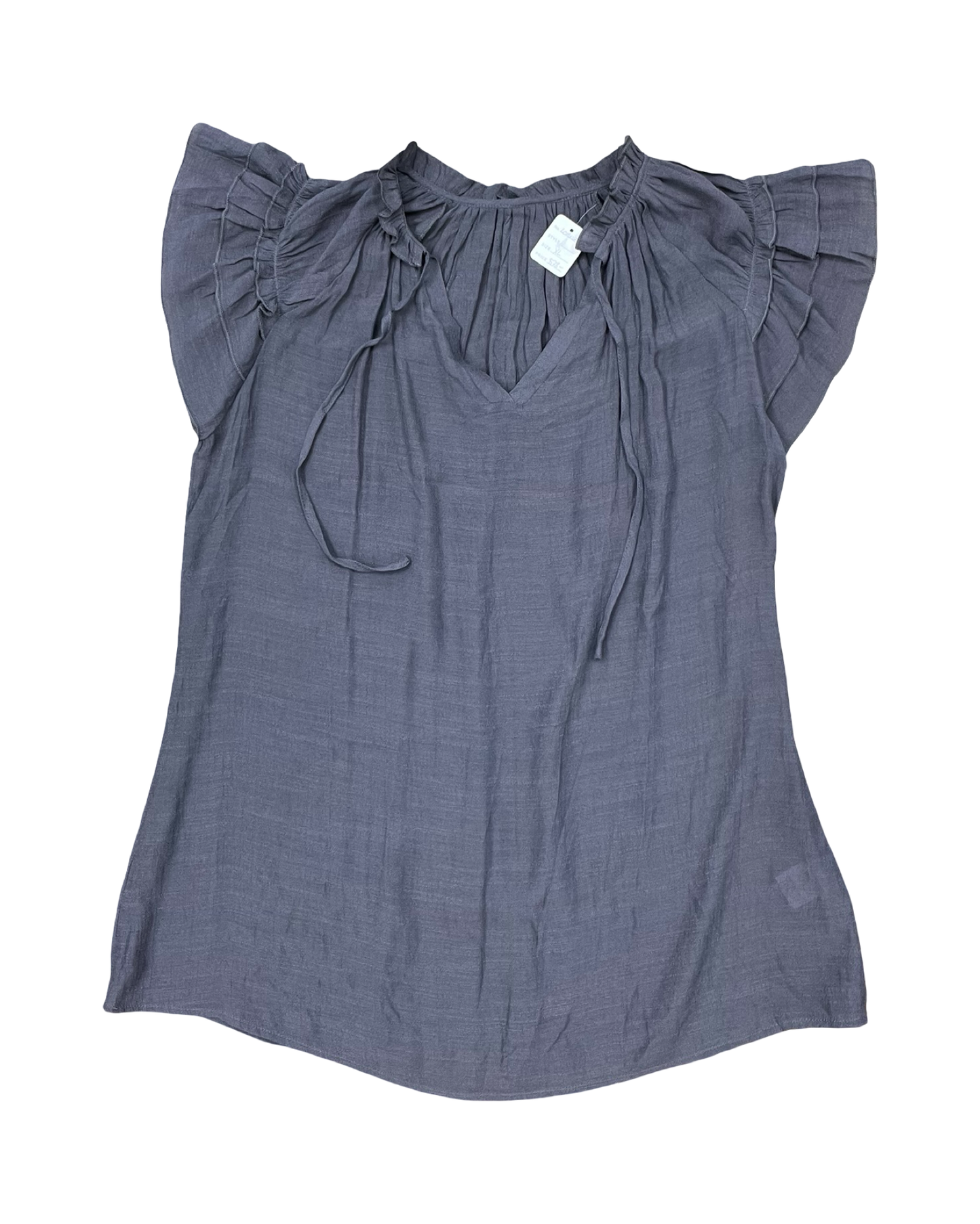 Top Ss By Clothes Mentor In Grey, Size:Xl