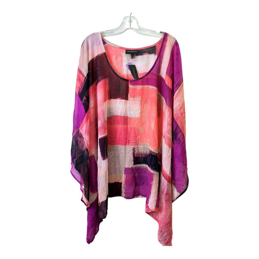 Kimono By Lane Bryant In Pink & Purple, Size:3X