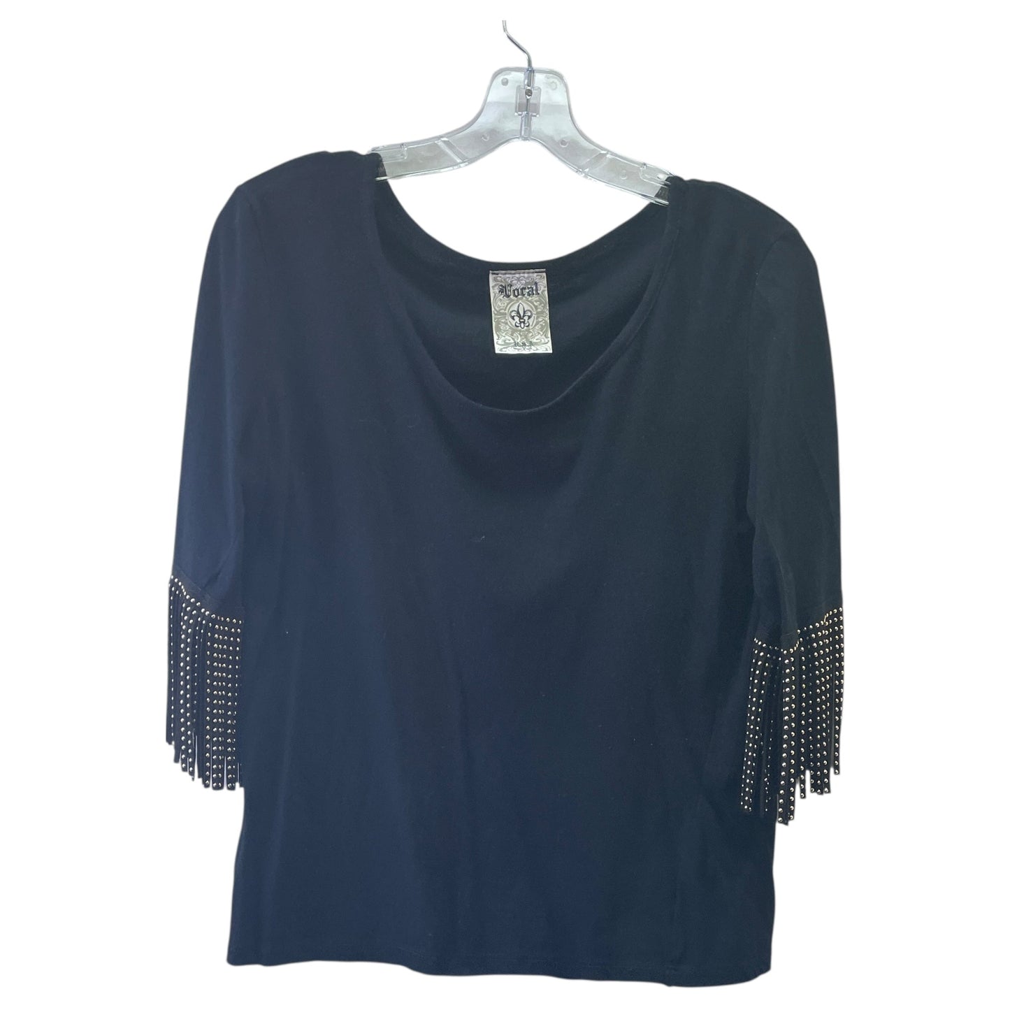 Top Ls By Vocal In Black, Size:S