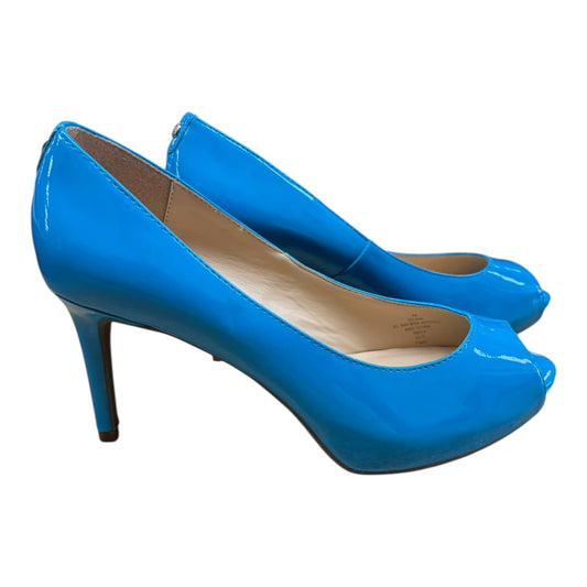 Shoes Heels Stiletto By Liz Claiborne In Blue, Size:8