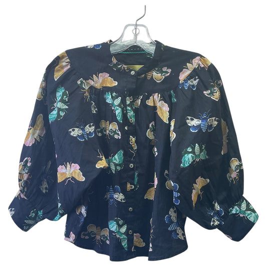 Top Ls By Maeve In Black & Yellow, Size:Xxsp