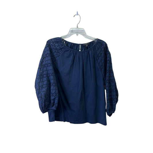 Top Ls By J. Crew In Blue, Size:S