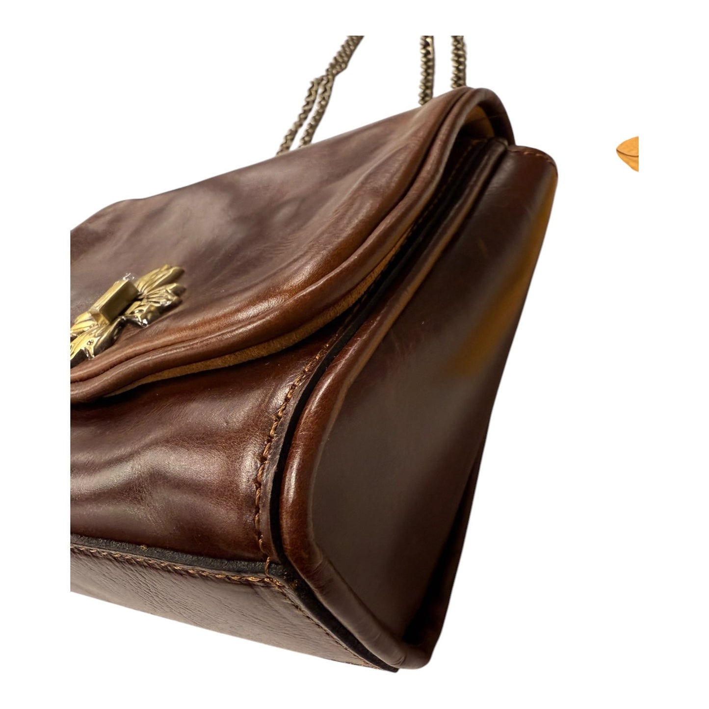 Crossbody Designer By Patricia Nash In Brown, Size:Small