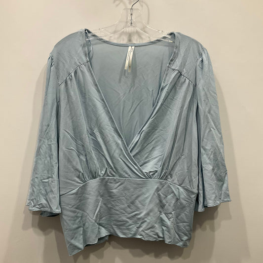 TUNIC 3/4 SLEEVE by ANTHROPOLOGIE In BLUE, Size: XL