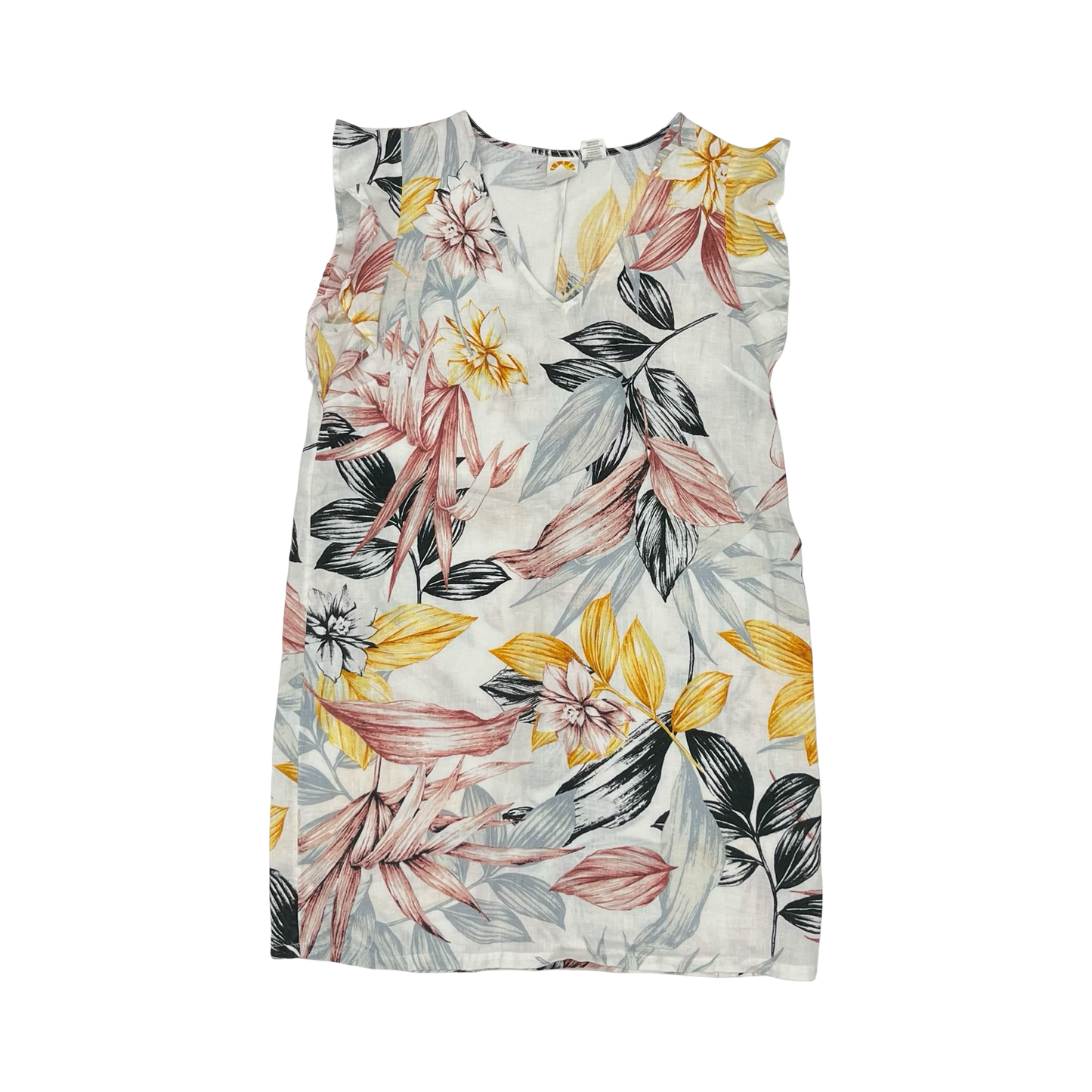 Dress Casual Short By C And C In Cream, Size:M