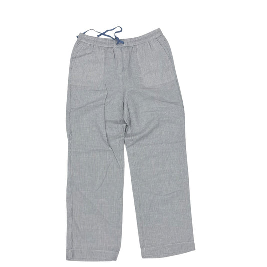 Pants Linen By Talbots In Blue & White, Size:M