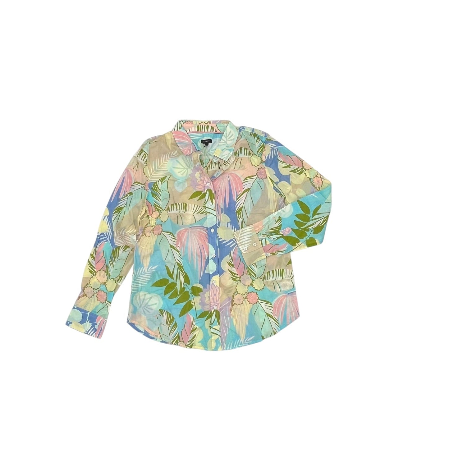 Blouse Ls By Talbots In Multi, Size:M