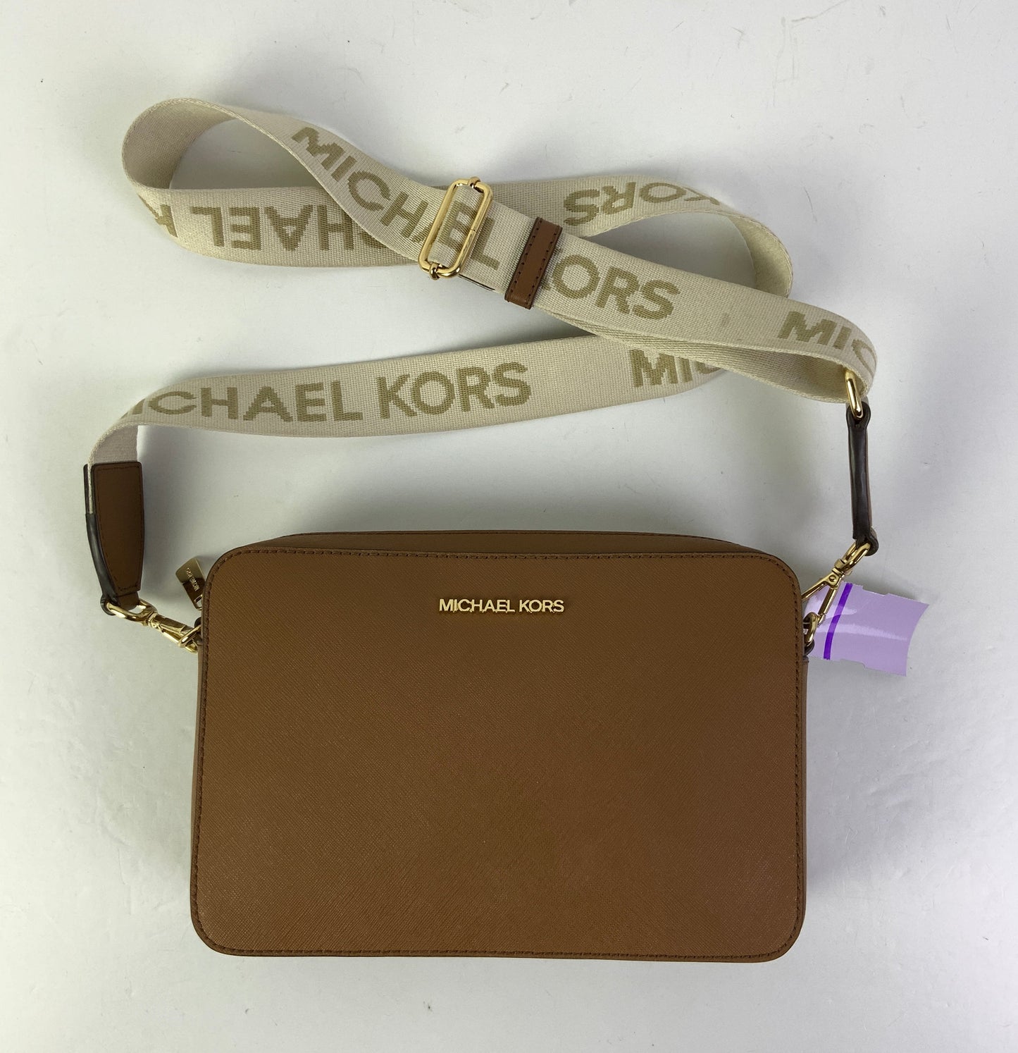 Crossbody Designer By Michael Kors In Brown, Size:Medium