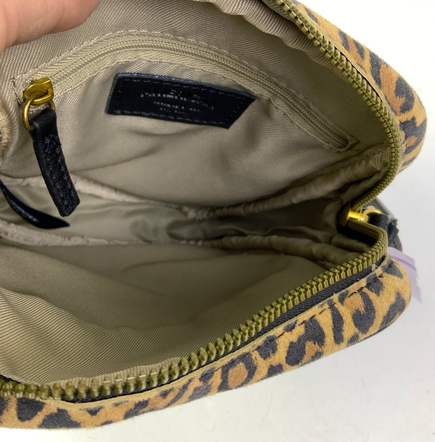 Crossbody Leather By Clothes Mentor, Size: Small