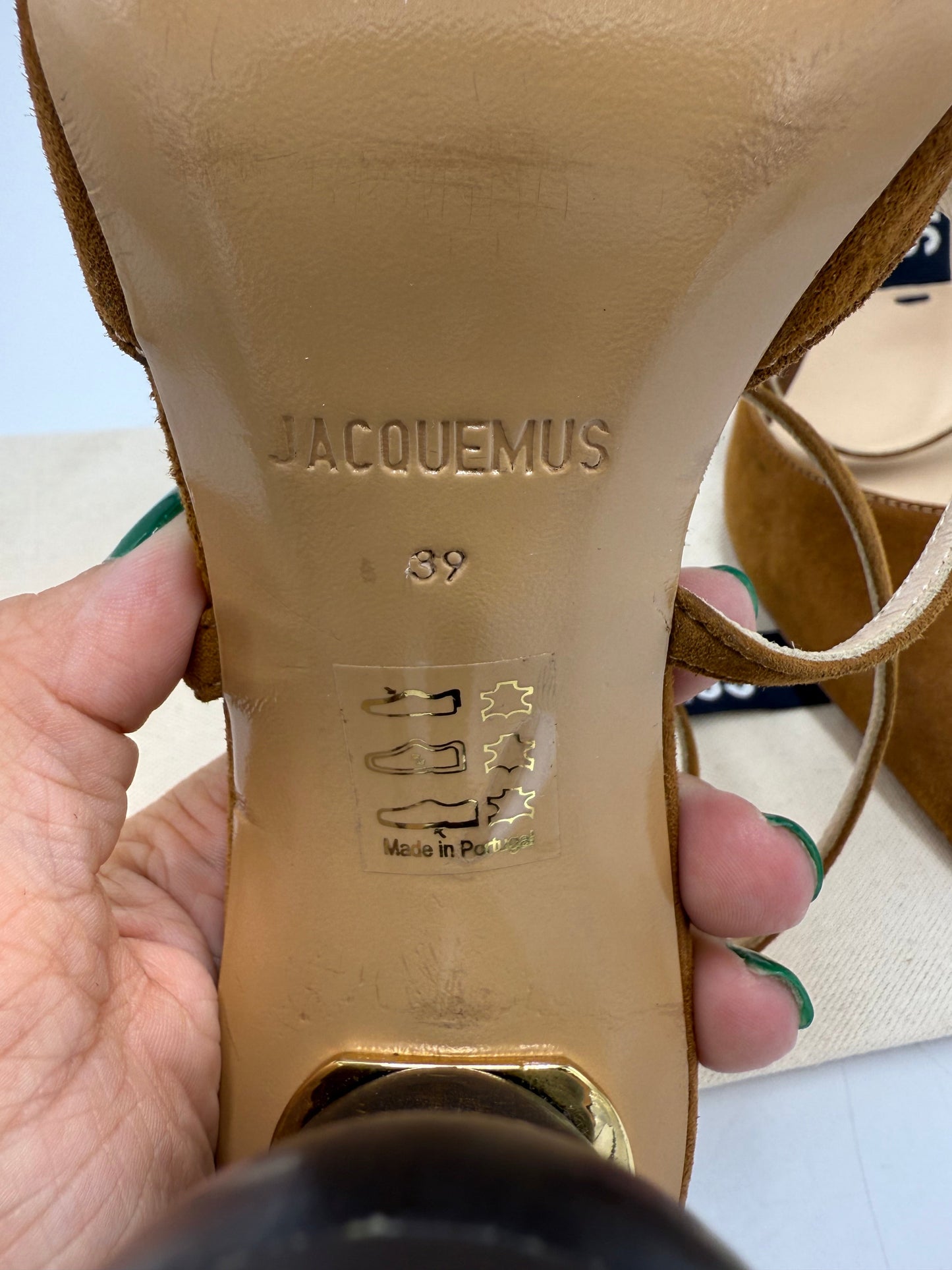 Shoes Designer By Jacquemus In Brown, Size: 8.5 (39)