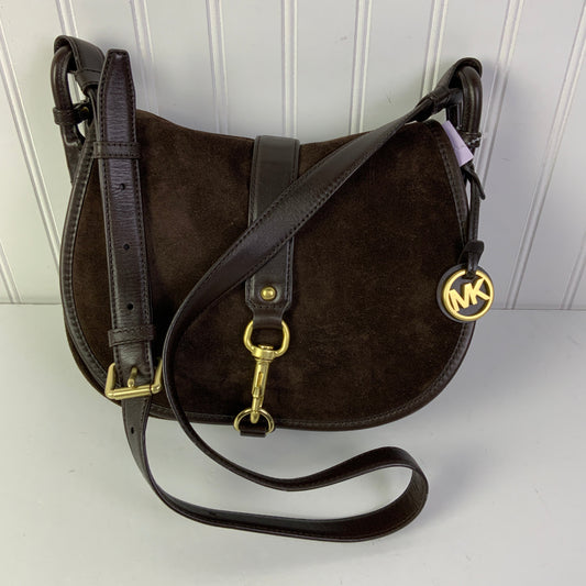 Crossbody Designer By Michael Kors In Brown, Size:Medium