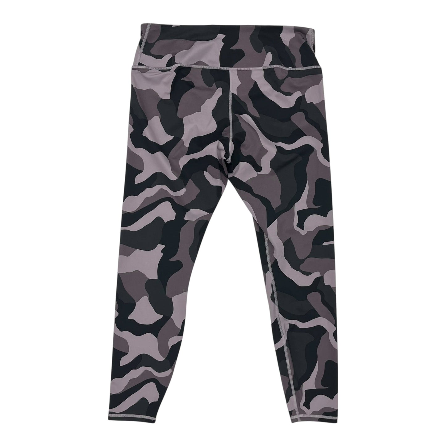 Athletic Leggings By Under Armour In Black & Purple, Size:Xl