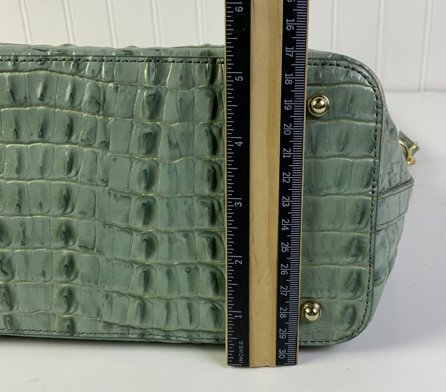 Handbag Designer By Brahmin In Aqua, Size:Medium