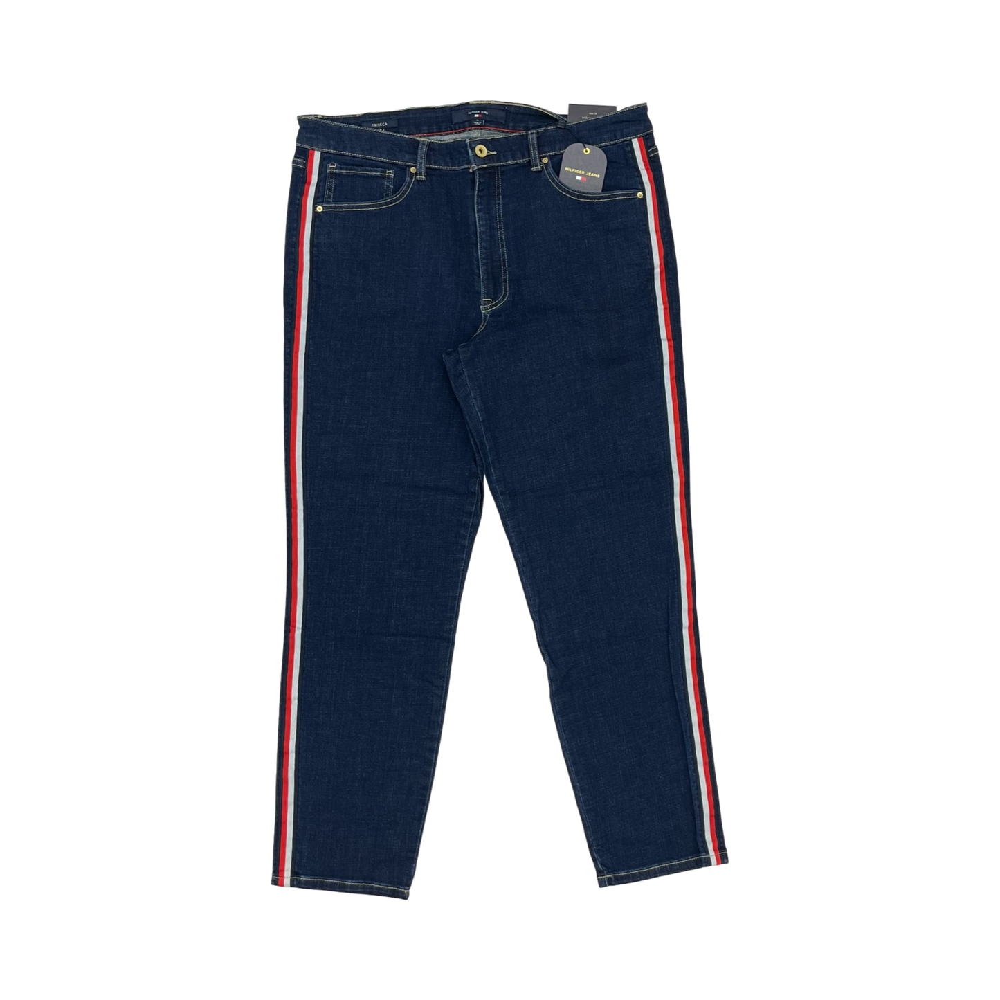 Jeans Skinny By Tommy Hilfiger In Blue Denim, Size:16